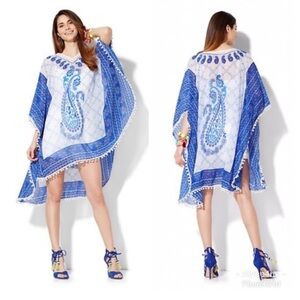 EC-NY&C POM-POM CAFTAN - PAISLEY